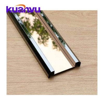 Factory Stainless Steel Decorative Skirting High Quality Wall Corner New Design Skirting Board